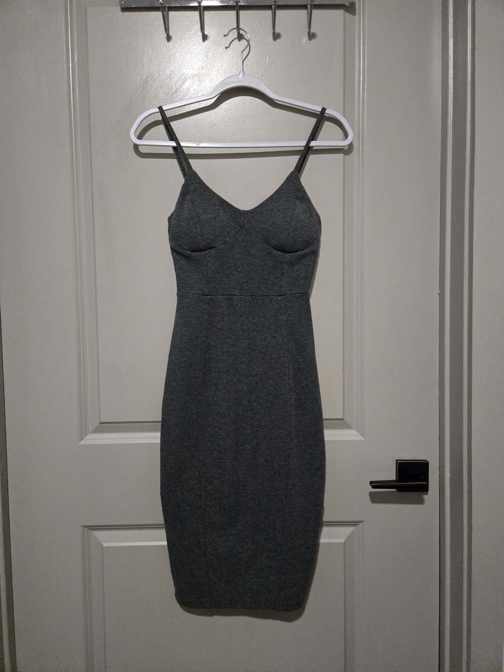 Gray Sleeveless Bodycon Dress - Women